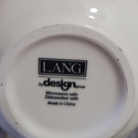 Pink & white polka dot mug with pink bow handle - Picture 3 of 3